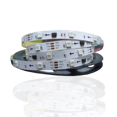 DC12V 5M WS2811 LED Pixel Strip Light RGB Full Color 5050 Led Strip Ribbon Flexible Addressable Digital LED Tape 1 Ic Control 3 White FPC IP30 30LEDS
