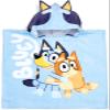 Jay Franco Bluey Piggyback Bath/Pool/Beach Hooded Poncho - Super Soft & Absorbent Cotton Towel, Measures 22 x 22 Inches (Official Bluey Product) view 2