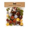 Mud Pie Fall Mini Velvet Vase Filler Assorted Set of 36 Acorns, Multi, 1.75" x 1" view 2