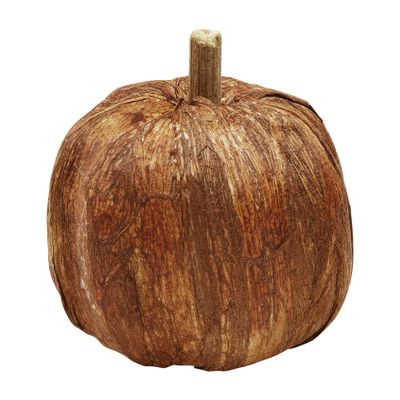 Mud Pie Fall Mini Pumpkin Vase Filler, Rust, 2.5" x 2.5"