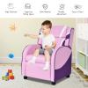 Costzon Kids Recliner, Gaming Recliner Chair w/Footrest, Headrest, Lumbar Support & Side Pockets, Ergonomic Leather Lounge Chair for Living & Gaming Room, Adjustable Recliner Sofa for Boys Girls, Pink view 4