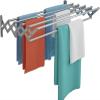 GXFWJD Drying Rack Retractable Airers SUS 304 Stainless Steel Towel Rack Smooth Round Stainless Steel Rods Brushed Nickel Prevents Wrinkles and Protects Clothes (Color : Silver, Size : 50cm) view 1