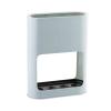 SEN-qiaolu Oval Umbrella Stand Indoor Umbrella Holder Stand with Removable Drip Tray Nordic Style Plastic Holder for Umbrella Canes Walking Sticks (Color : Blue) view 1