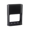 SEN-qiaolu Oval Umbrella Stand Indoor Umbrella Holder Stand with Removable Drip Tray Nordic Style Plastic Holder for Umbrella Canes Walking Sticks (Color : Black) view 1