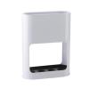 SEN-qiaolu Oval Umbrella Stand Indoor Umbrella Holder Stand with Removable Drip Tray Nordic Style Plastic Holder for Umbrella Canes Walking Sticks (Color : White) view 1