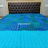 Blanket Bedding Bedspread Bed Kantha Vintage Handmade Silk Patchwork Indian Art Cover India Sari Bohemian Spreads Washed Patola Spread Quilt view 3