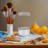 Pssopp Paint Brush Cleaner, Brush Washer Aluminum Brush Wash Pot with Handle Filter Screen Brush Cleaner Painting Tools for Oil Painting and Watercolour view 4