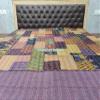 Blanket Bedding Bedspread Bed Kantha Vintage Handmade Silk Patchwork Indian Art Cover India Sari Bohemian Spreads Washed Patola Spread Quilt view 3