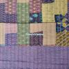 Blanket Bedding Bedspread Bed Kantha Vintage Handmade Silk Patchwork Indian Art Cover India Sari Bohemian Spreads Washed Patola Spread Quilt view 4