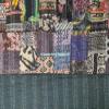 Blanket Bedding Bedspread Bed Kantha Vintage Handmade Silk Patchwork Indian Art Cover India Sari Bohemian Spreads Washed Patola Spread Quilt view 4