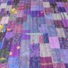 Blanket Bedding Bedspread Bed Kantha Vintage Handmade Silk Patchwork Indian Art Cover India Sari Bohemian Spreads Washed Patola Spread Quilt view 2