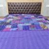 Blanket Bedding Bedspread Bed Kantha Vintage Handmade Silk Patchwork Indian Art Cover India Sari Bohemian Spreads Washed Patola Spread Quilt view 3