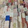 Blanket Bedding Bedspread Bed Kantha Vintage Handmade Silk Patchwork Indian Art Cover India Sari Bohemian Spreads Washed Patola Spread Quilt view 2