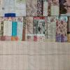 Blanket Bedding Bedspread Bed Kantha Vintage Handmade Silk Patchwork Indian Art Cover India Sari Bohemian Spreads Washed Patola Spread Quilt view 4