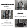 Umbrella Racks Modern Metal Umbrella Stand Holder with Drip Tray and Hook Entrance Umbrella Organizer, Household Commercial Umbrella Basket, 25x70cm (Color : Gold) view 4