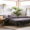 100% Cotton Unique Gypsy Bohemian Solid Dorm Decor Art Indian Boho Decorative Ethnic Comforter Duvet Cover with Pillow Covers (Black Jersey, King 90"x104") view 2