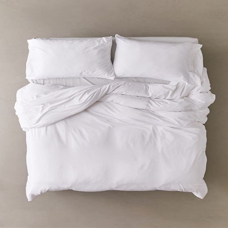 100% Cotton Unique Gypsy Bohemian Solid Dorm Decor Art Indian Boho Decorative Ethnic Comforter Duvet Cover with Pillow Covers (White Jersey, California King 98"x104")