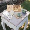 HERCHR Wooden Wedding Guest Book, Guest Book Message Notebook for Wedding, 28 x 20cm(#2) view 4