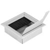 POCREATION Aluminium Desk Cable Hole Cover, Desk Computer Wire Cable Tidy Outlet, Solar Board and Socket Cover (S, Silver) view 1