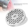 Carbon Steel Meat Grinder Plate, 2-3/8 Inch Stainless Steel Disc with 8mm Center Hole, 5mm Mince Holes for Kitchen Aid Mixer, Silver, 62x62x5mm view 2