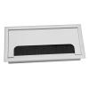 Aluminium Desk Cable Hole Cover, Desk Computer Wire Cable Tidy Outlet, Cable Outlet Insert for Management of Office & Computer Desk Wires(M), Solar Switch Board and Socket Cover view 1