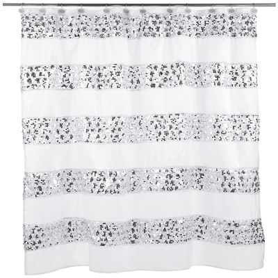 Popular Bath 13pc Sinatra Bathroom Shower Curtain