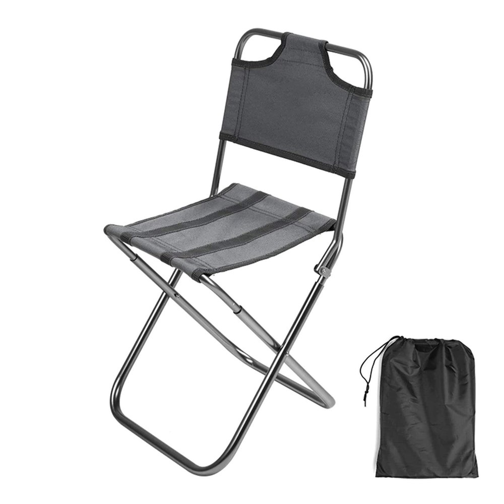 KAISHI Outdoor Fishing Chair by Strong Aluminum Alloy Nylon Folding Small Size Chair Camping Hiking Chair Seat Stool