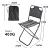 KAISHI Outdoor Fishing Chair by Strong Aluminum Alloy Nylon Folding Small Size Chair Camping Hiking Chair Seat Stool view 2