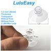 LuluEasy 200 Pieces 1.2 inch Small Clear Suction Cups for Glass, Without Hooks Without Holes, Thick Professional Sucker Pads for Organization Decoration Window Bathroom Kitchen Car Radar Detector view 3