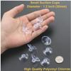 LuluEasy 200 Pieces 1.2 inch Small Clear Suction Cups for Glass, Without Hooks Without Holes, Thick Professional Sucker Pads for Organization Decoration Window Bathroom Kitchen Car Radar Detector view 4