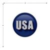 Beistle 6 Piece America USA Pinback Button Badge Pins For 4th Of July Patriotic Decorations Independence Day Party Supplies And Favors view 4