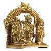ASHIRWAD Brass Ram Darbar Murti Lord Ram Sita Lakshman Hanuman ji Idol Statue (RamDarbar-02) view 2