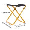 KAISHI Outdoor Folding Chair, Camping Hiking Fishing Chair Travel Foldable Beach Chair Load Bearing 85Kg BBQ Stool view 3