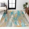 JONATHAN Y Modern Abstract Vintage Waterfall Blue/Brown/Orange Indoor Area Rug, 9x12, Contemporary POP, Easy-Cleaning for Living Room, Bedroom, Kitchen, Pet Friendly, Non-Shedding (CTP106A-9) view 1