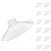 LuluEasy 12 Pieces 2.2 inch Large Clear Suction Cups for Glass, Thick Without Hooks Without Holes, Professional Heavy Duty Sucker for Home Organization Window Decoration Bathroom Kitchen Bird Feeder view 1