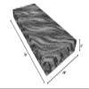 Dual Duty Dual Sided Firm/Soft Foam Truck Mattress, 79" x 29" x 6" view 2
