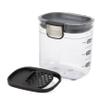 ProKeeper+ by Progressive International Clear Plastic Airtight Food Baker's Kitchen Storage Organization Container Canister Set with Magnetic Accessories (Mini 1.5-Cup) view 1