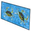 Caroline's Treasures 8656HRM2858 Blue Crab on Blue Indoor or Outdoor Runner Mat 28x58, 28H x 58W, Multicolor view 1