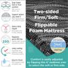 Dual Duty Dual Sided Firm/Soft Foam Truck Mattress, 80" x 42" x 6" view 3