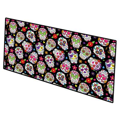 Caroline's Treasures BB5116HRM2858 Day of The Dead Black Indoor or Outdoor Runner Mat 28x58, 28H x 58W, Multicolor