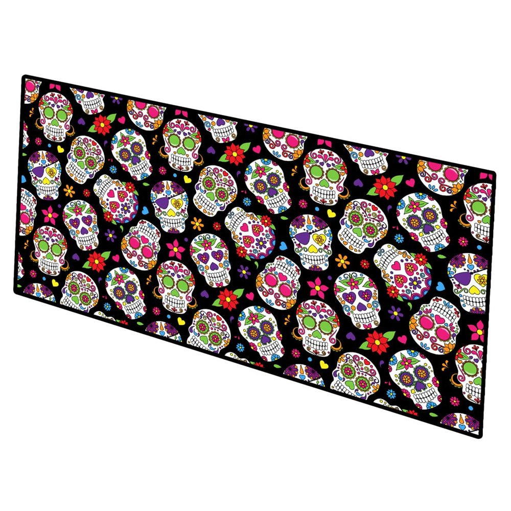 Caroline's Treasures BB5116HRM2858 Day of The Dead Black Indoor or Outdoor Runner Mat 28x58, 28H x 58W, Multicolor