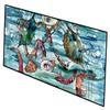 Caroline's Treasures 8944HRM2858 Crabs, Shrimp and Oysters in Water Indoor or Outdoor Runner Mat 28x58, 28H x 58W, Multicolor view 1