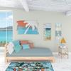 Caroline's Treasures 8944HRM2858 Crabs, Shrimp and Oysters in Water Indoor or Outdoor Runner Mat 28x58, 28H x 58W, Multicolor view 3