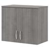 Bush Business Furniture Universal Wall Cabinet with Doors and Shelves in Platinum Gray, Versatile Home Organizer, Office Storage Unit and Adjustable Shelving view 1