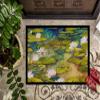 Caroline's Treasures FHC1001MAT Waterlillies by Ferris Hotard Doormat 18x27 Front Door Mat Indoor Outdoor Rugs for Entryway, Non Slip Washable Low Pile, 18H X 27W view 3