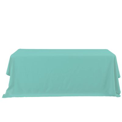 Simply Elegant Rectangle Polyester Table Cover (90" x 132") Tablecloth Runner for Birthdays, Receptions, Weddings, Finished Hems, Machine Washable | Home Decor Accessory (Gold)
