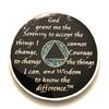 32 Year AA, Aqua, Turquoise, Blue, Bling, Glitter, Medallion, Bling, Chip, Coin, Token view 2