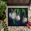 Caroline's Treasures FHC1006MAT Night Blooming Cereus by Ferris Hotard Doormat 18x27 Front Door Mat Indoor Outdoor Rugs for Entryway, Non Slip Washable Low Pile, 18H X 27W view 3