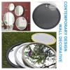Bathroom Mirrors Wall Mounted | Round Mirrors for Walls, 30cm 40cm 50cm 60cm 70cm | Large Wall Mirrors for Living Room Hallway Bedroom or Sanitary, White Wood Frame view 4