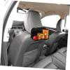 Cabilock Folding Car Table Drink Holder Multi-Functional Car Seat Organizer Compact Space-Saving view 4
